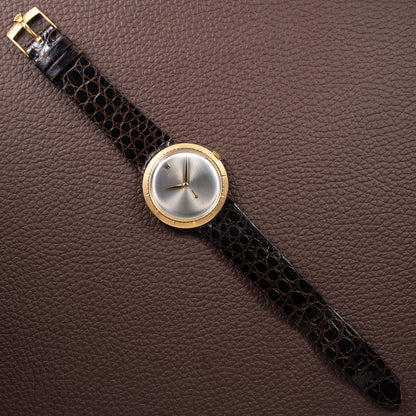 Rolex Precision “Disco Volante” UFO Grey Ghost Dial 18K Yellow Gold Ref. 9522 from 1950s