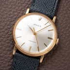 Rolex Precision Dress Watch Central Seconds 18K Yellow Gold Ref 9659 from 1950s