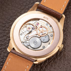 Rolex Precision 18K Rosé Gold with Faceted Diamond Index Dial Ref. 9205 Circa 1956