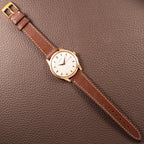 Rolex Precision 18K Rosé Gold with Faceted Diamond Index Dial Ref. 9205 Circa 1956