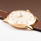Rolex Precision 18K Rosé Gold with Faceted Diamond Index Dial Ref. 9205 Circa 1956