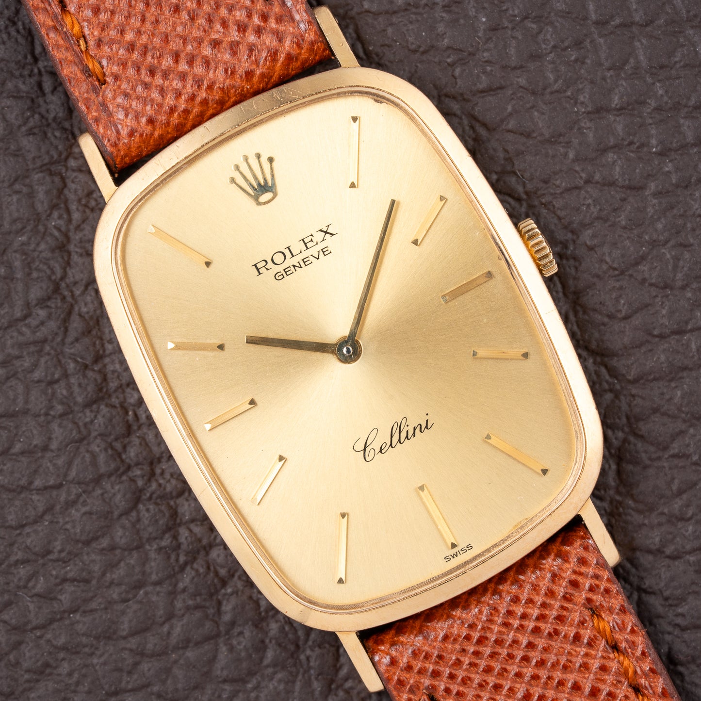 Rolex Cellini Tank 18K Yellow Gold Ref. 4113 from 1975
