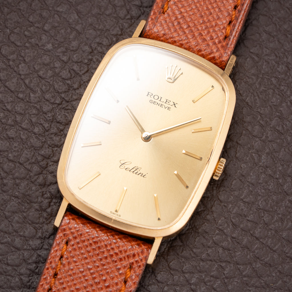 Rolex Cellini Tank 18K Yellow Gold Ref. 4113 from 1975