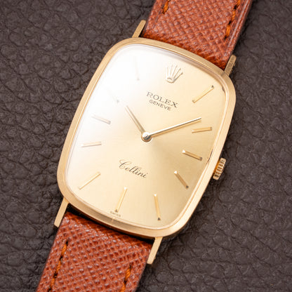 Rolex Cellini Tank 18K Yellow Gold Ref. 4113 from 1975