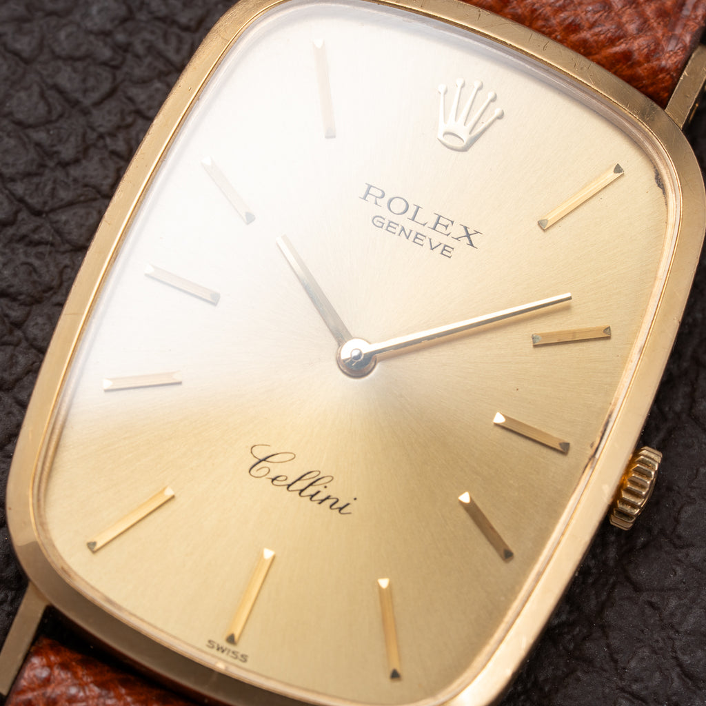 Rolex Cellini Tank 18K Yellow Gold Ref. 4113 from 1975