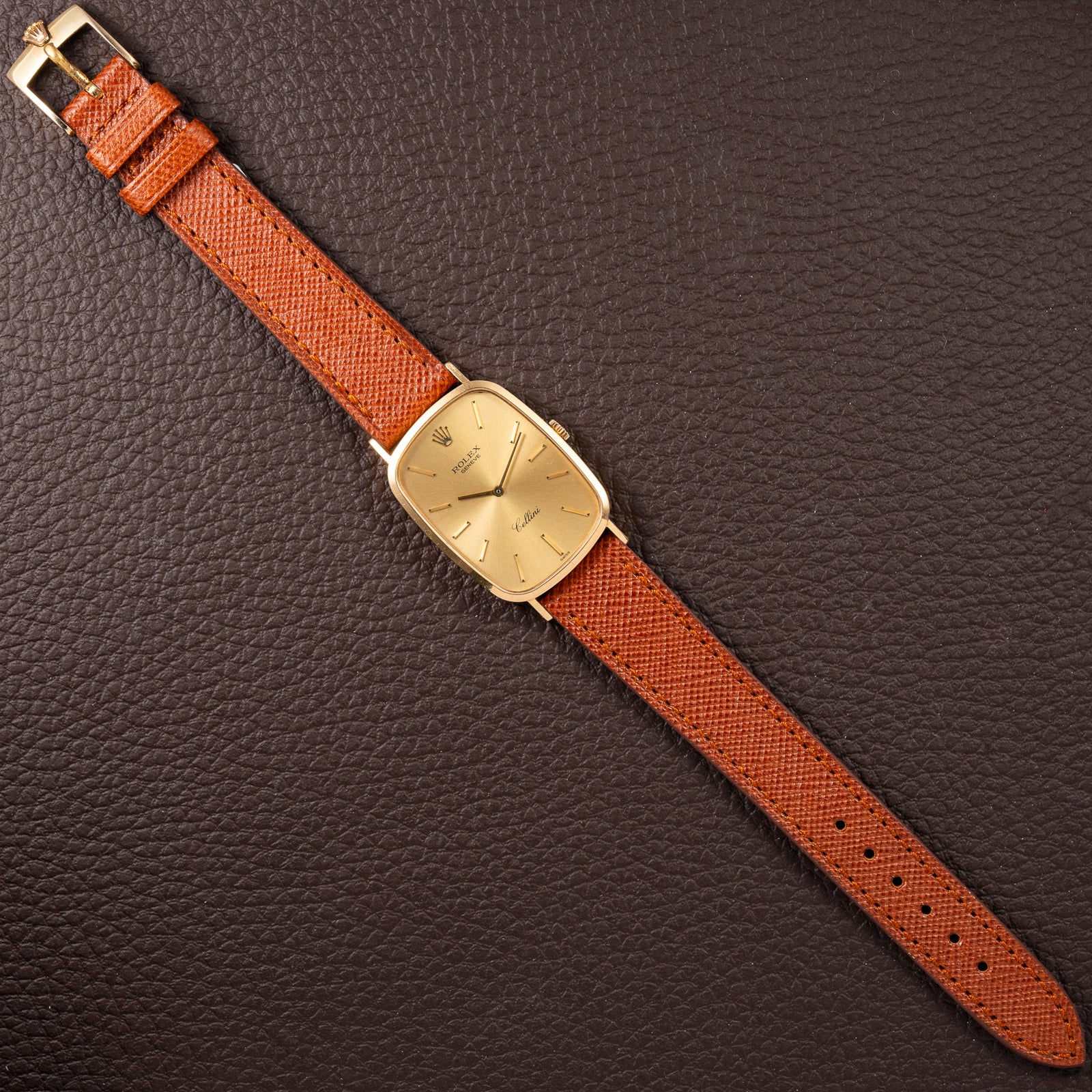 Rolex Cellini Tank 18K Yellow Gold Ref. 4113 from 1975