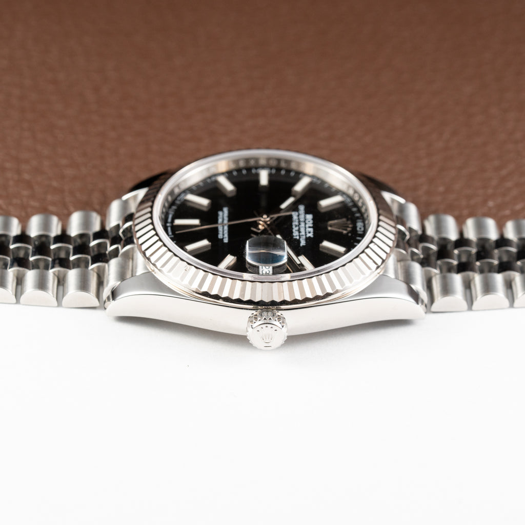 Rolex Datejust 41 Black Jubilee Full Set 2020 Ref 126334