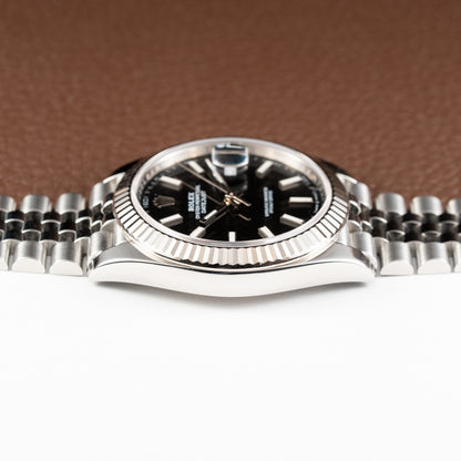 Rolex Datejust 41 Black Jubilee Full Set 2020 Ref 126334