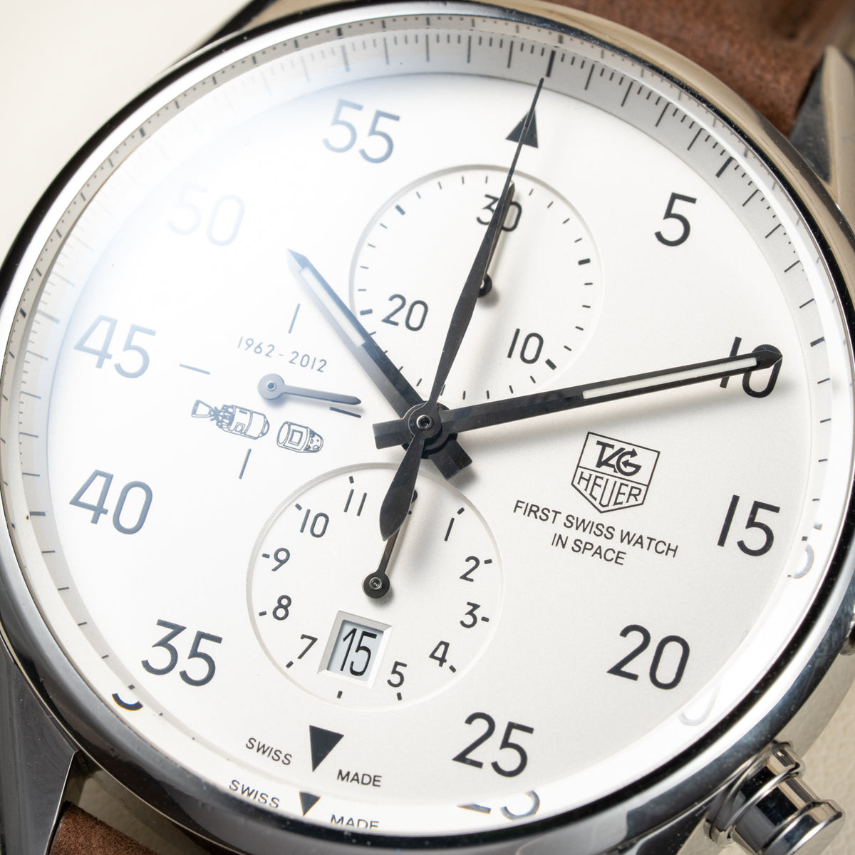 TAG Heuer Carrera Calibre 1887 SpaceX Special Limited Edition Ref. CAR2015.FC6321 from 2013