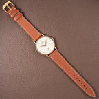 Tissot Antimagnetique Gold 14k Oversized with Tear Drop Lugs from the 1940s