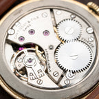 Tissot Antimagnetique Gold 14k Oversized with Tear Drop Lugs from the 1940s