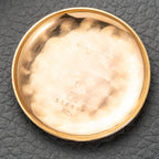 Titus Genève Non Magnetic Black Gilt Dial Rosé Gold 18K Oversized 1940s