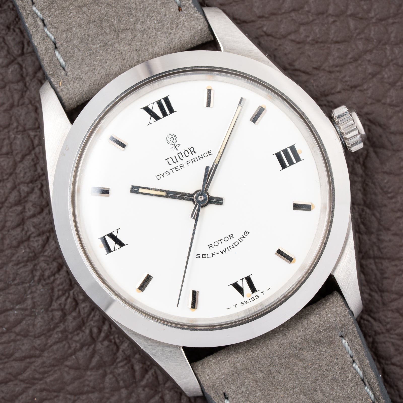 Tudor Oyster Prince Rotor Self-Winding White Roman Dial Ref. 7995 circa 1965