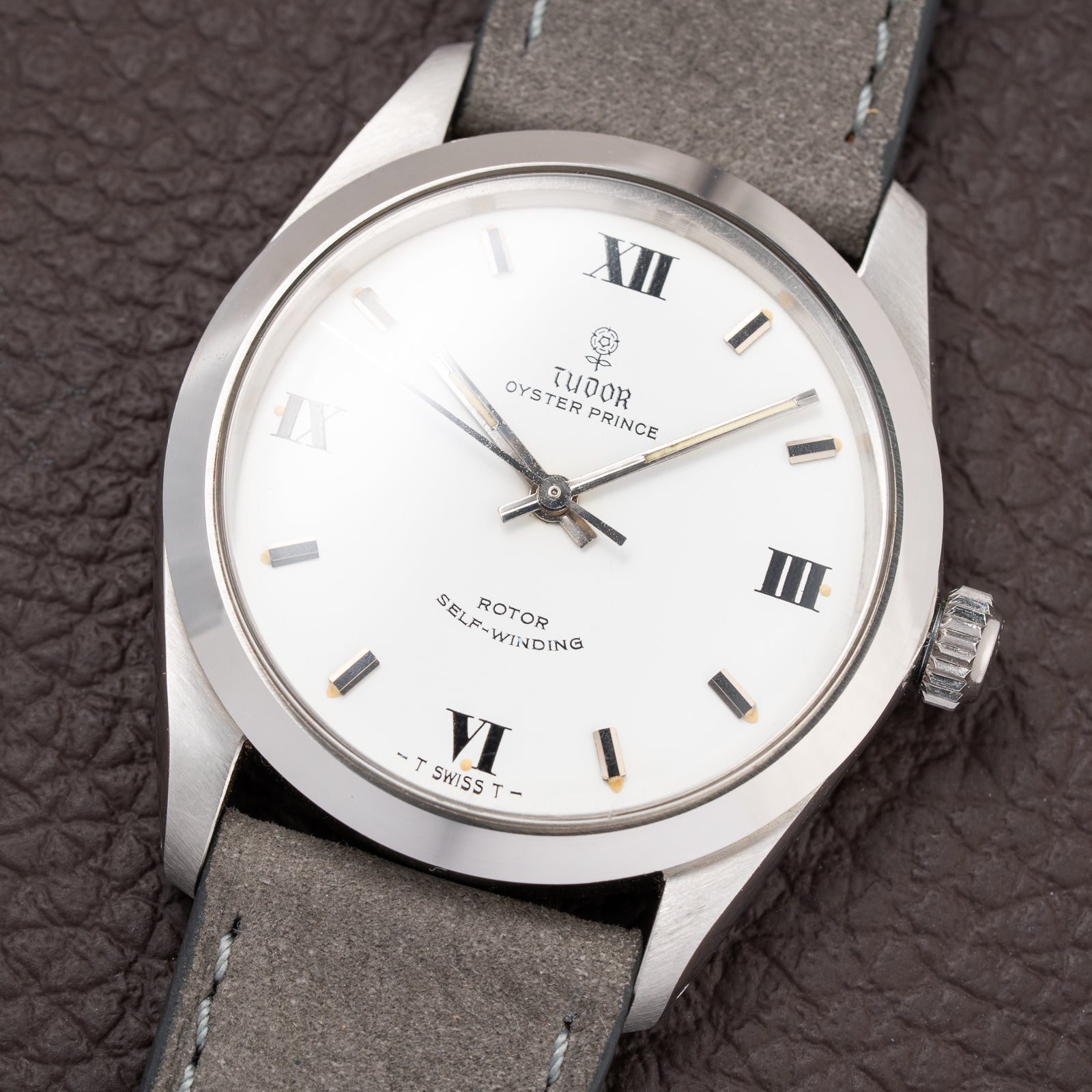 Tudor Oyster Prince Rotor Self-Winding White Roman Dial Ref. 7995 circa 1965
