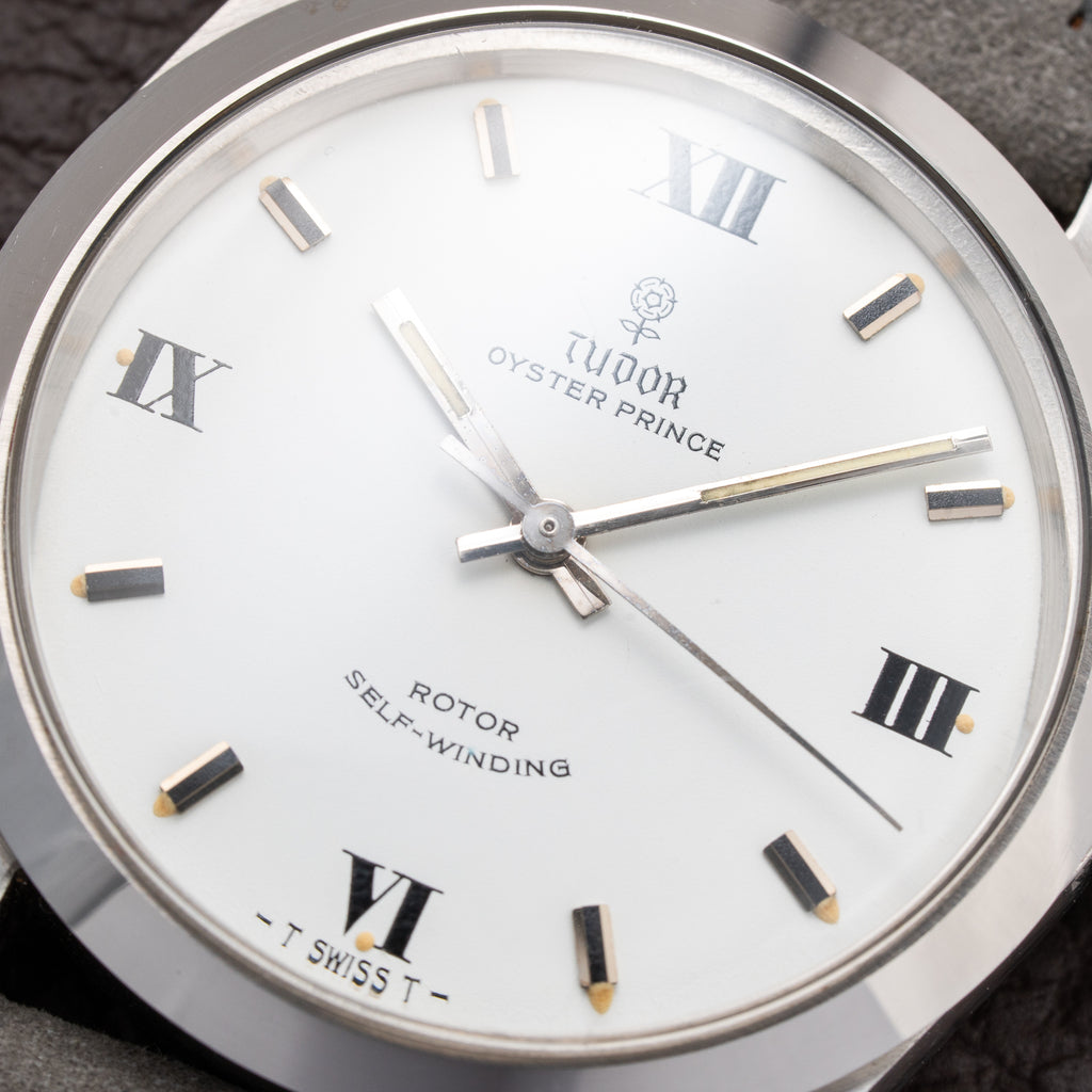 Tudor Oyster Prince Rotor Self-Winding White Roman Dial Ref. 7995 circa 1965