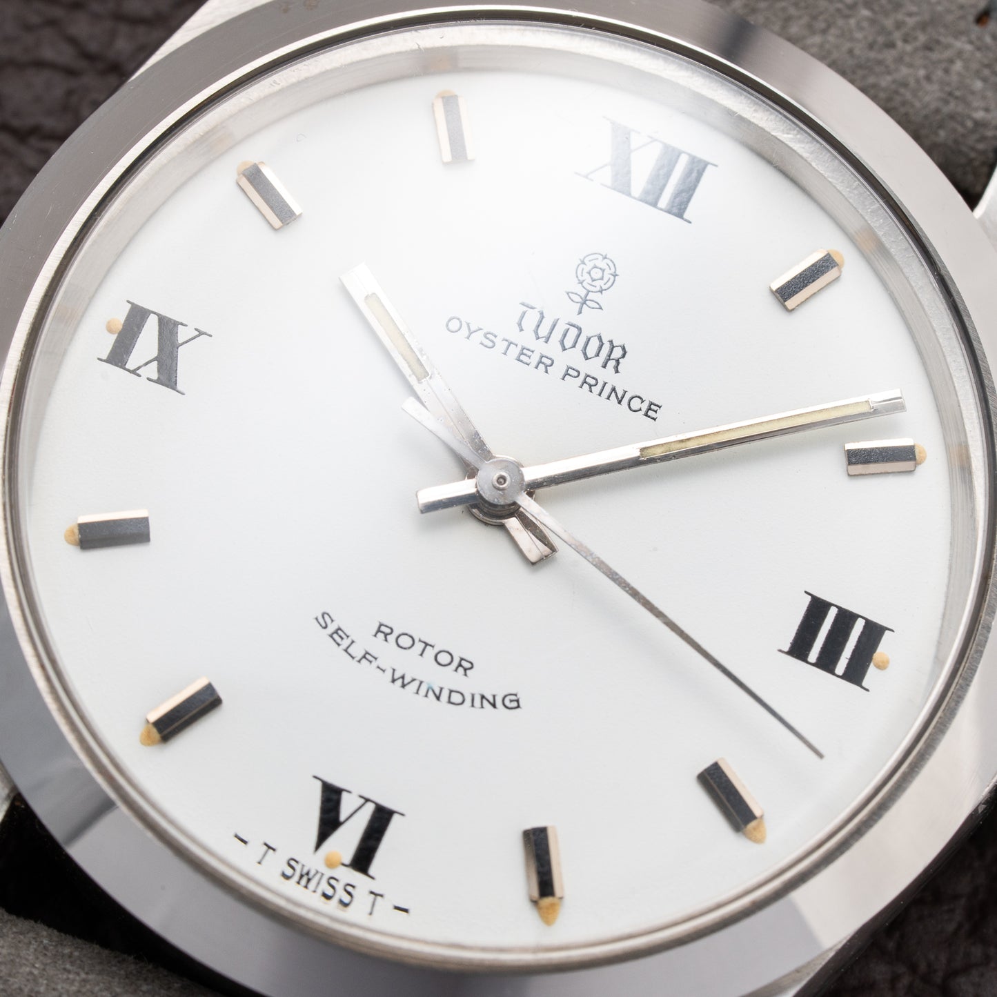 Tudor Oyster Prince Rotor Self-Winding White Roman Dial Ref. 7995 circa 1965