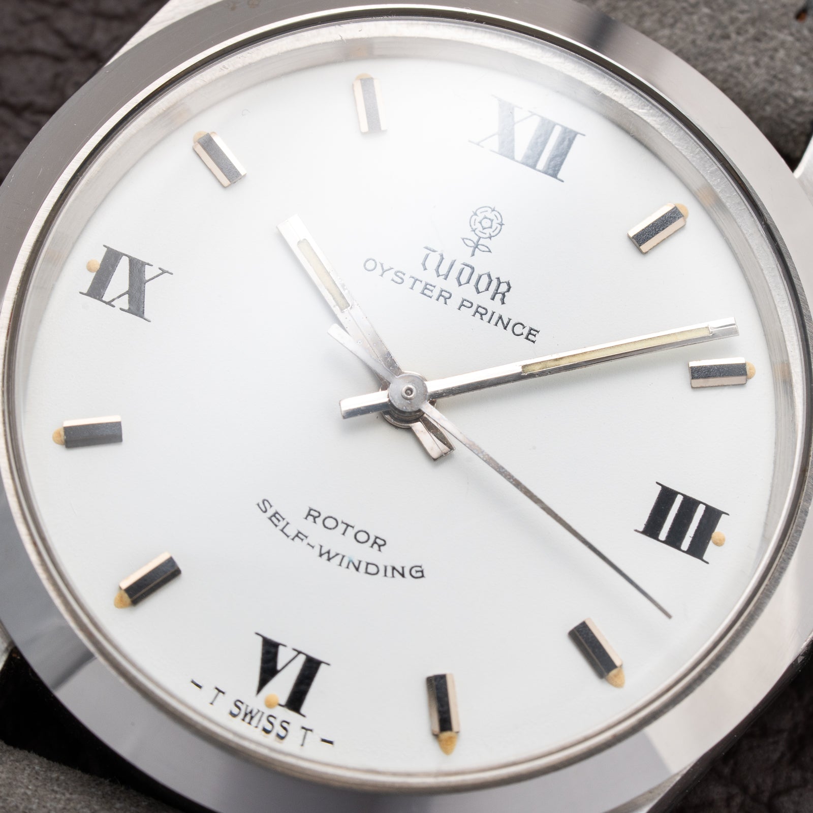 Tudor Oyster Prince Rotor Self-Winding White Roman Dial Ref. 7995 circa 1965