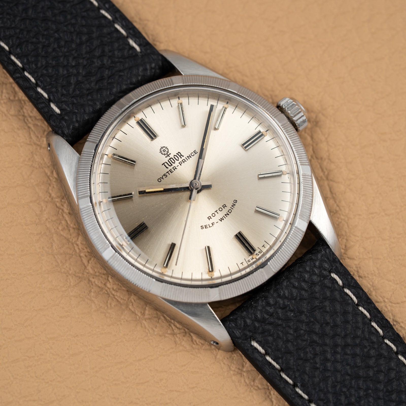 Tudor Oyster Prince Rare Bamboo Milled Bezel Rotor Self-Winding from 1966