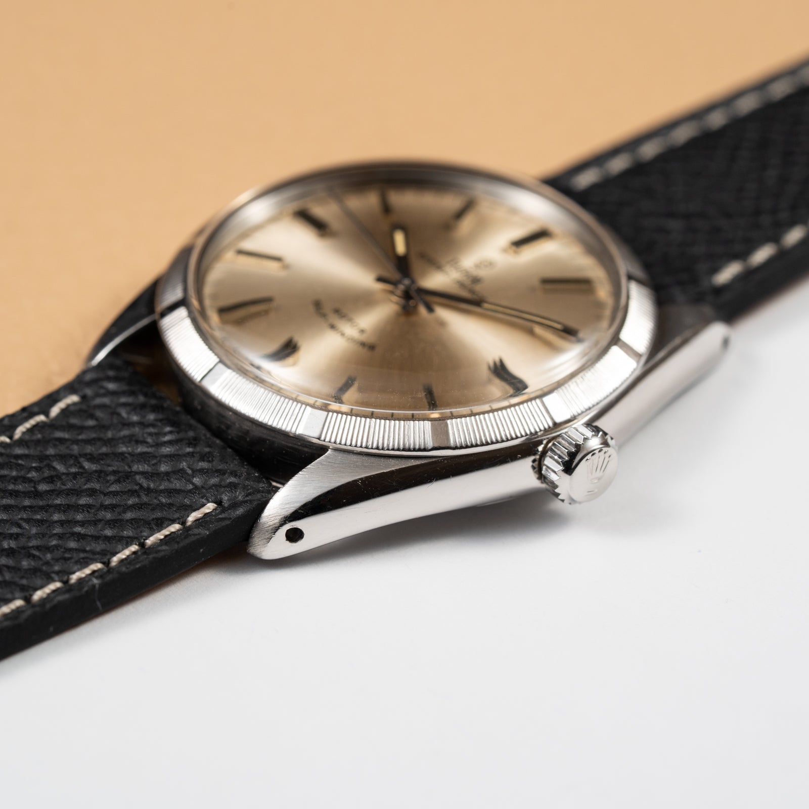 Tudor Oyster Prince Rare Bamboo Milled Bezel Rotor Self-Winding from 1966