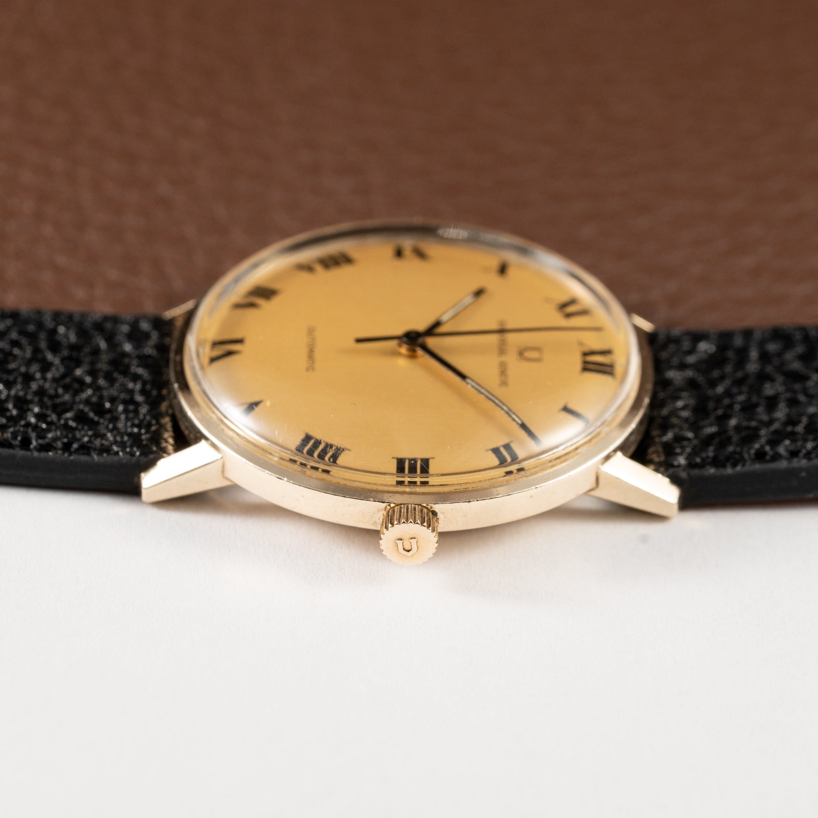 Universal Genève Automatic ‘Super Microrotor’ Roman Dial 10K Gold Filled from 1962