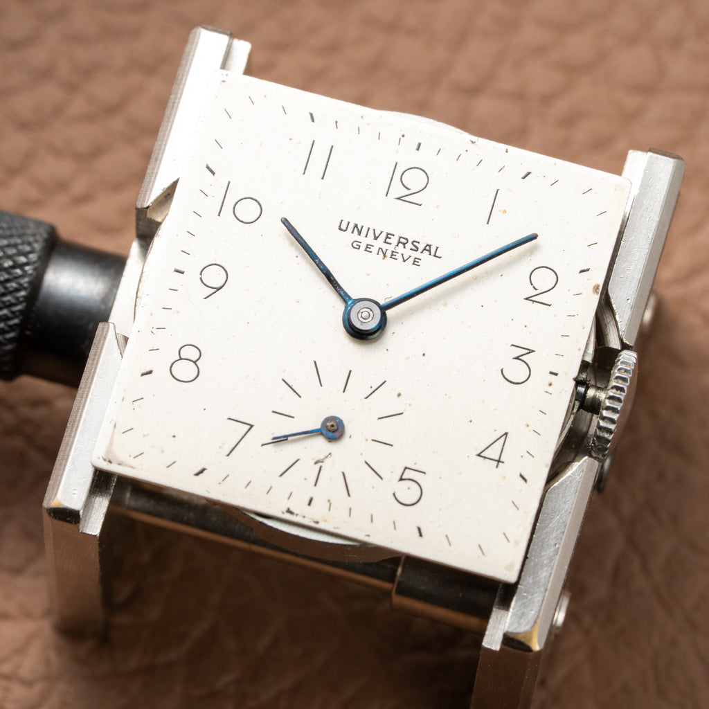 Universal Genève Square Dress Watch Art Deco Ref 7273 1940s