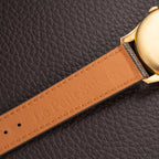 Universal Genève Dress Watch Sub Seconds “Curved Galbée Lugs” 18k Gold Ref. 112132 from 1950s