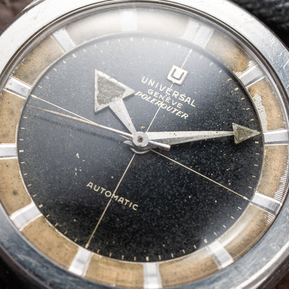 Universal Genève Polerouter Broad Arrow Nitelite Marker Ring Ref. 20217BA From 1960s