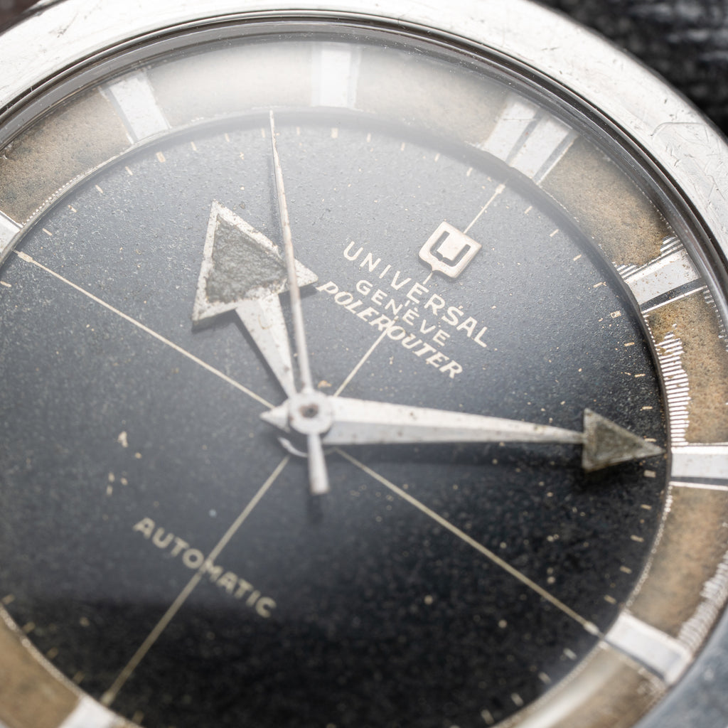 Universal Genève Polerouter Broad Arrow Nitelite Marker Ring Ref. 20217BA From 1960s