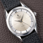 Universal Genève Polerouter Bumper Automatic Stainless Steel Cal. 138 Ref. 20217 from 1950s