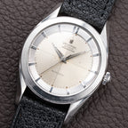 Universal Genève Polerouter Bumper Automatic Stainless Steel Cal. 138 Ref. 20217 from 1950s