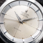 Universal Genève Polerouter Bumper Automatic Stainless Steel Cal. 138 Ref. 20217 from 1950s