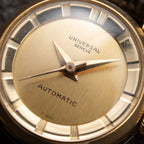Universal Genève Polerouter DeLuxe 'Mini' Lady Automatic 18K Yellow Gold Ref. 17601 From 1960s