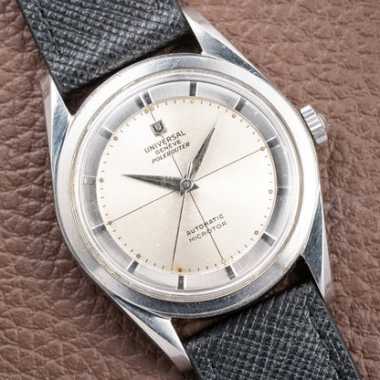 Universal Genève Polerouter Microrotor Automatic Gérald Genta Design Ref. 20360-2 from 1950s