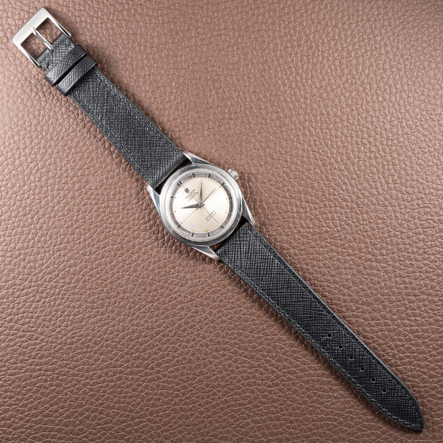 Universal Genève Polerouter Microrotor Automatic Gérald Genta Design Ref. 20360-2 from 1950s