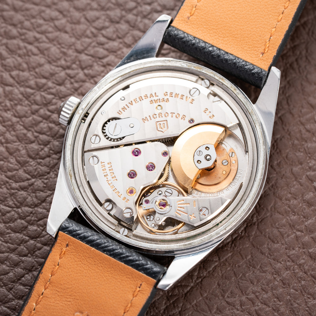 Universal Genève Polerouter Microrotor Automatic Gérald Genta Design Ref. 20360-2 from 1950s
