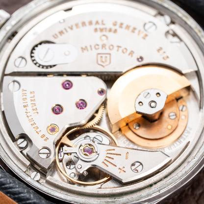 Universal Genève Polerouter Microrotor Automatic Gérald Genta Design Ref. 20360-2 from 1950s