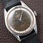 Universal Genève Polerouter Micro-Rotor Tropical Black Crosshair Dial Ref. 204610 From 1960s