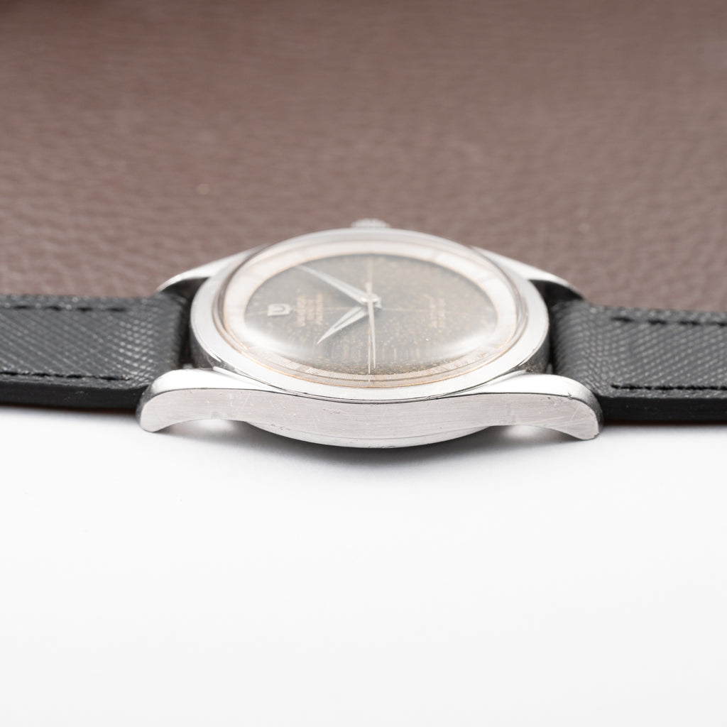 Universal Genève Polerouter Micro-Rotor Tropical Black Crosshair Dial Ref. 204610 From 1960s