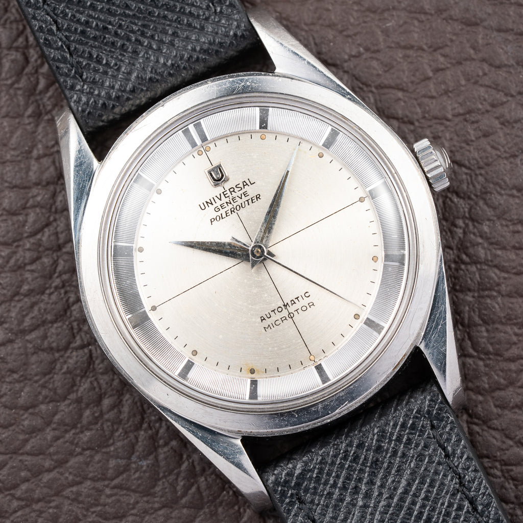Universal Genève Polerouter Microrotor Automatic Gérald Genta Design Ref. 20360-2 from 1950s
