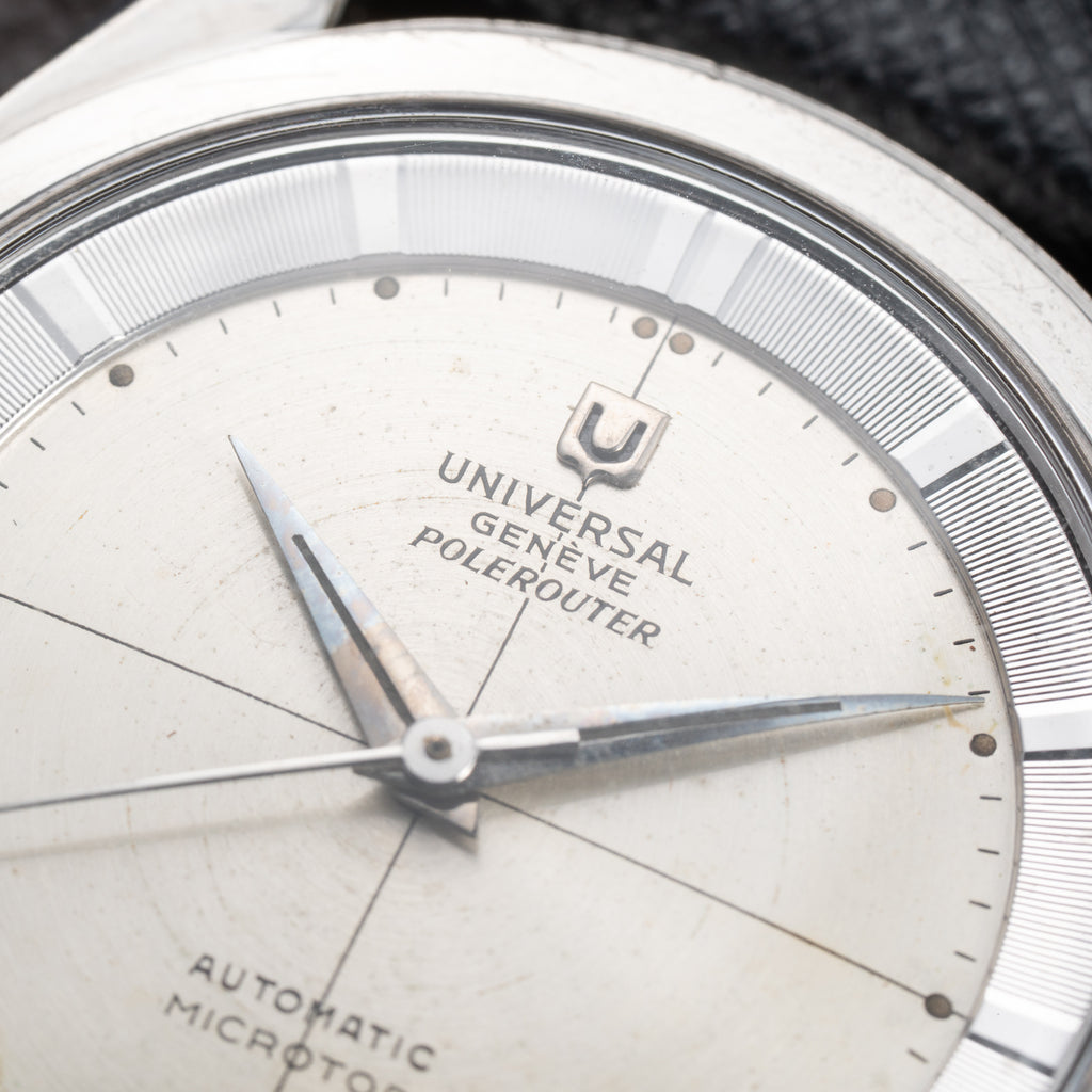 Universal Genève Polerouter Microrotor Automatic Gérald Genta Design Ref. 20360-2 from 1950s