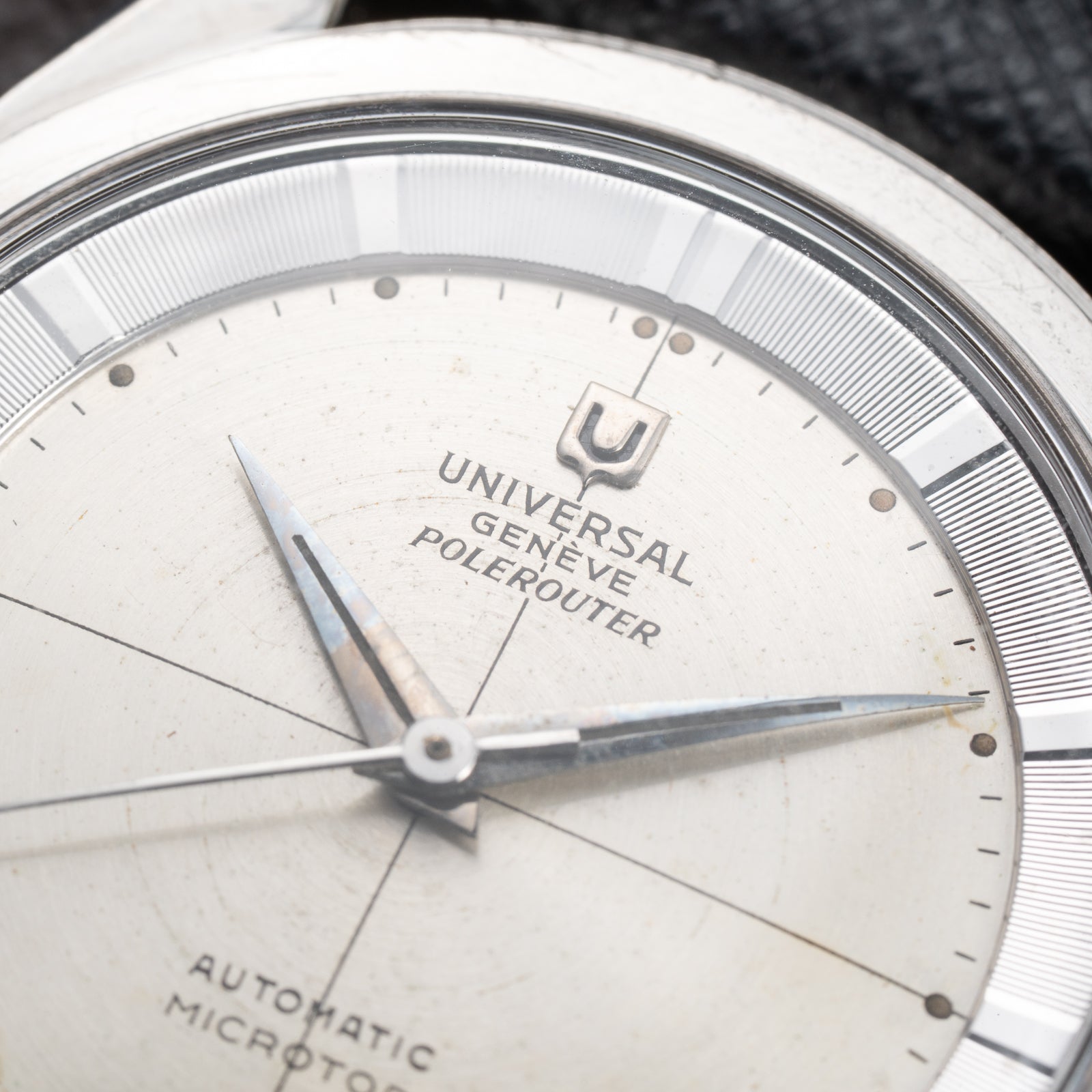 Universal Genève Polerouter Microrotor Automatic Gérald Genta Design Ref. 20360-2 from 1950s