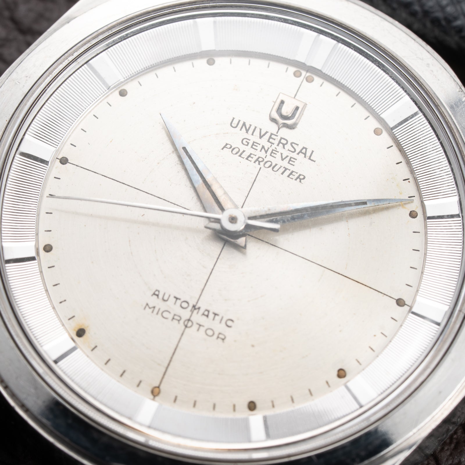 Universal Genève Polerouter Microrotor Automatic Gérald Genta Design Ref. 20360-2 from 1950s