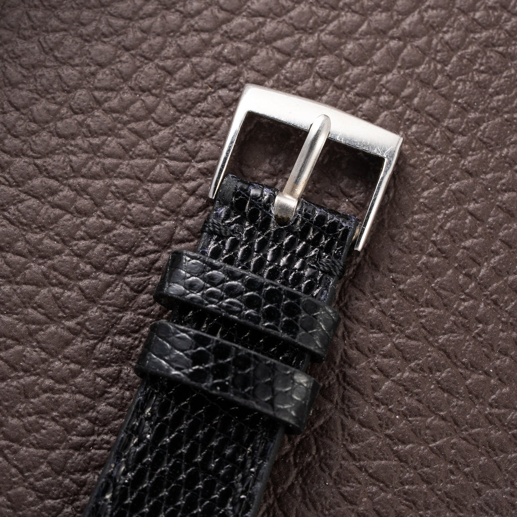 Vacheron Constantin Automatic Matt Black Sigma Dial Ultra-Thin  TV Case 18K White Gold Ref. 2196 from 1970s