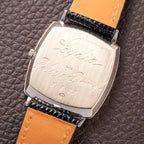 Vacheron Constantin Automatic Matt Black Sigma Dial Ultra-Thin  TV Case 18K White Gold Ref. 2196 from 1970s