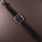 Vacheron Constantin Automatic Matt Black Sigma Dial Ultra-Thin  TV Case 18K White Gold Ref. 2196 from 1970s