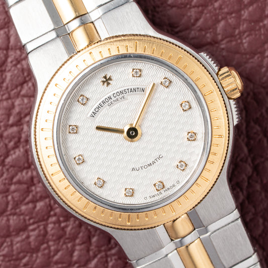 Vacheron Constantin Phidias Automatic Lady Diamond Dial Gold Steel Ref 12020 from 1990s