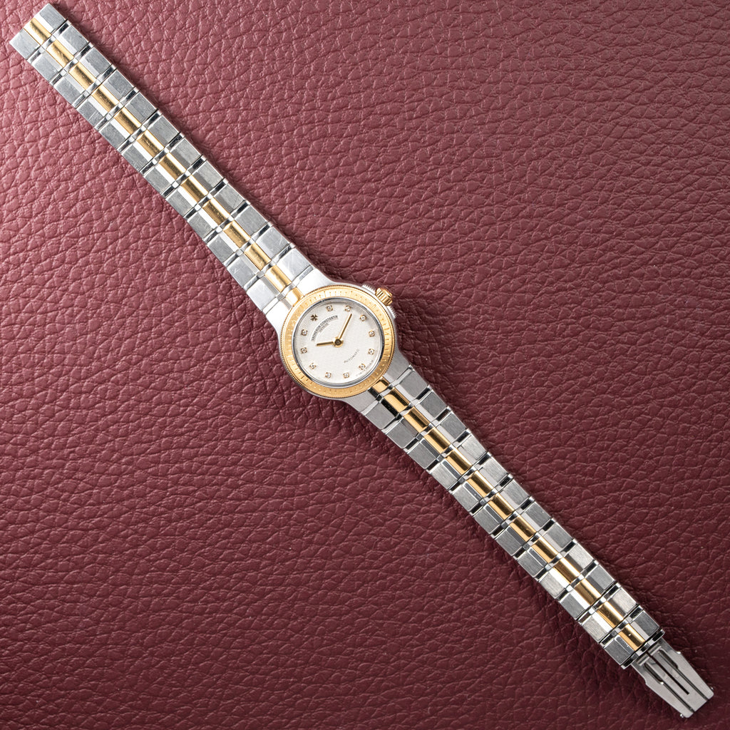 Vacheron Constantin Phidias Automatic Lady Diamond Dial Gold Steel Ref 12020 from 1990s
