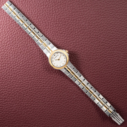 Vacheron Constantin Phidias Automatic Lady Diamond Dial Gold Steel Ref 12020 from 1990s