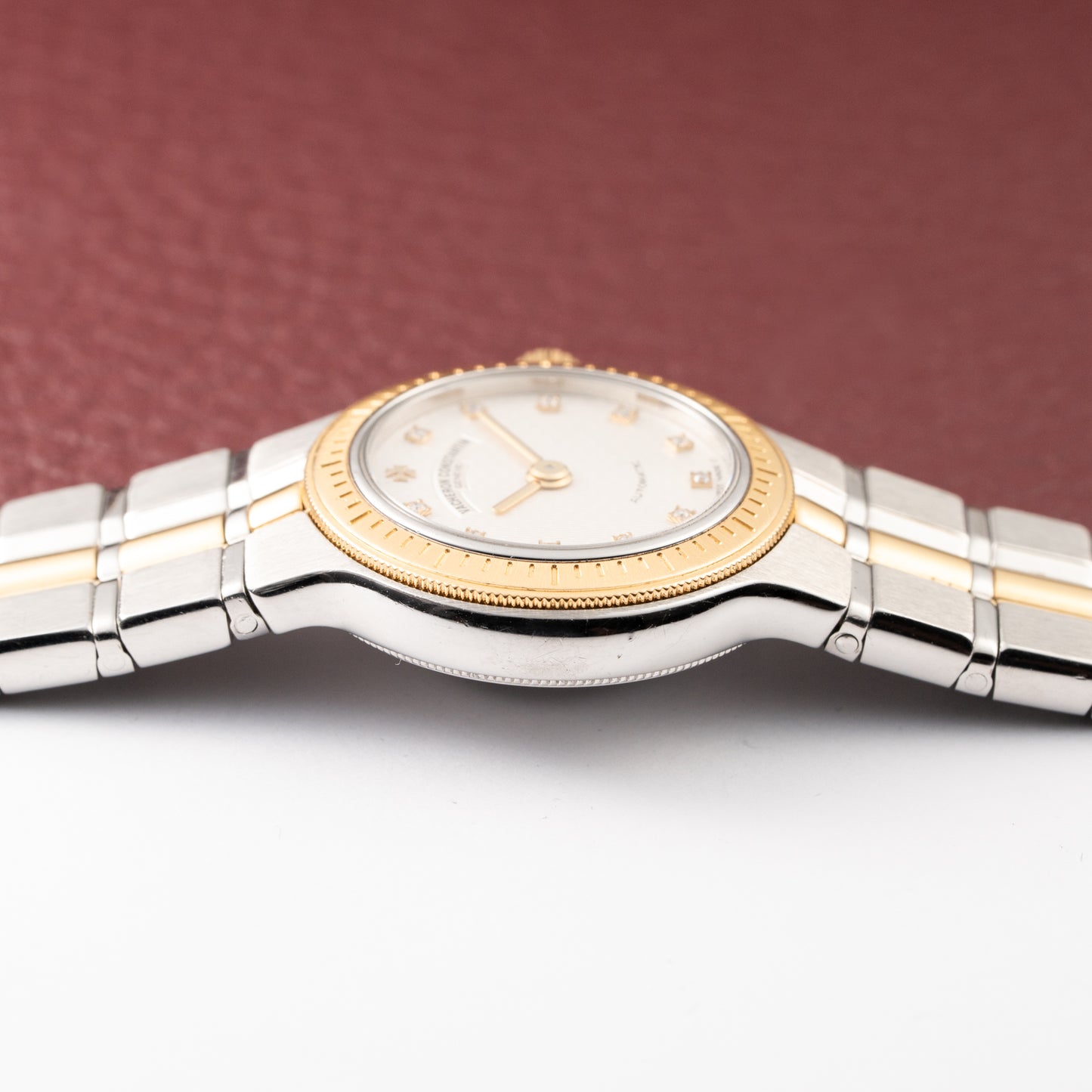 Vacheron Constantin Phidias Automatic Lady Diamond Dial Gold Steel Ref 12020 from 1990s