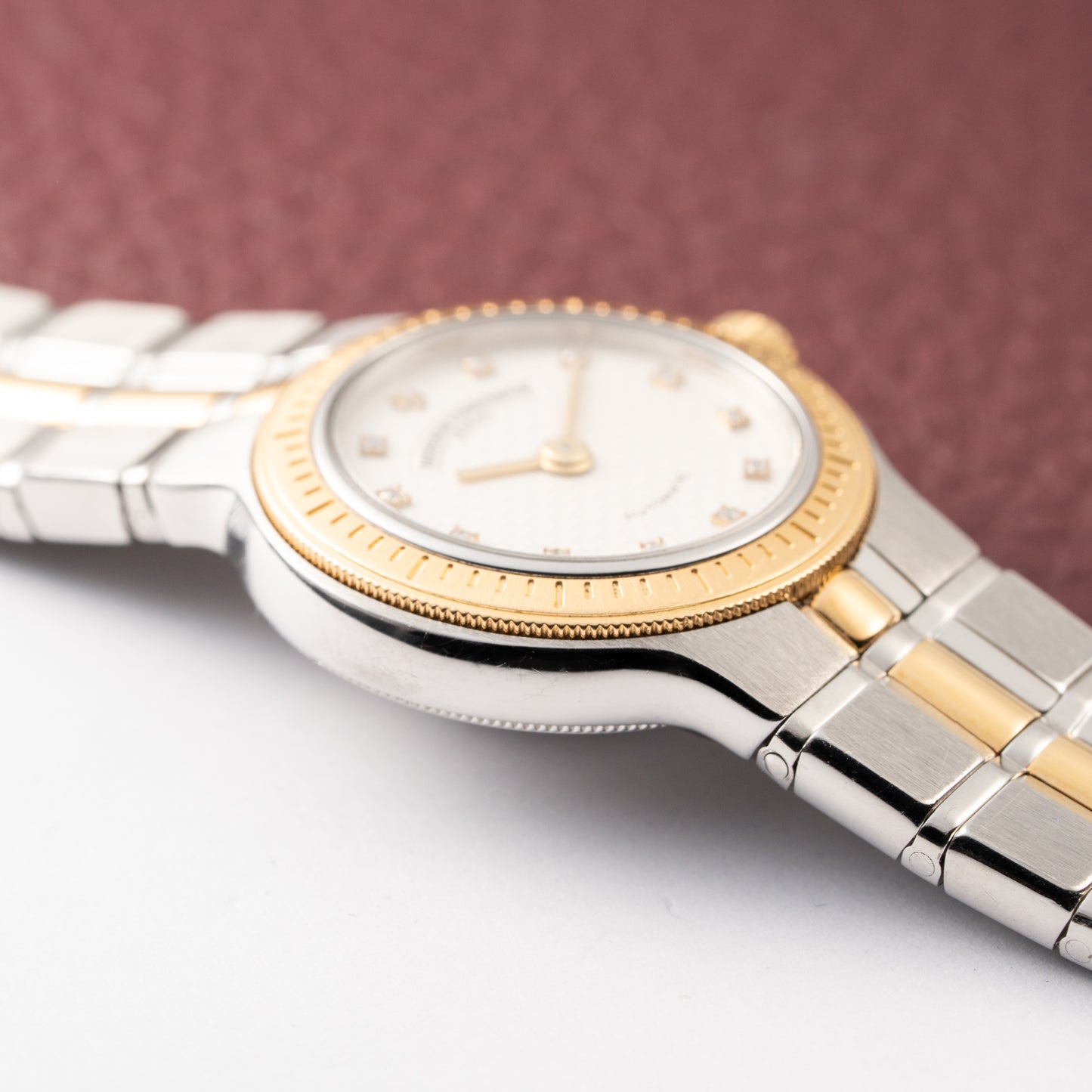 Vacheron Constantin Phidias Automatic Lady Diamond Dial Gold Steel Ref 12020 from 1990s